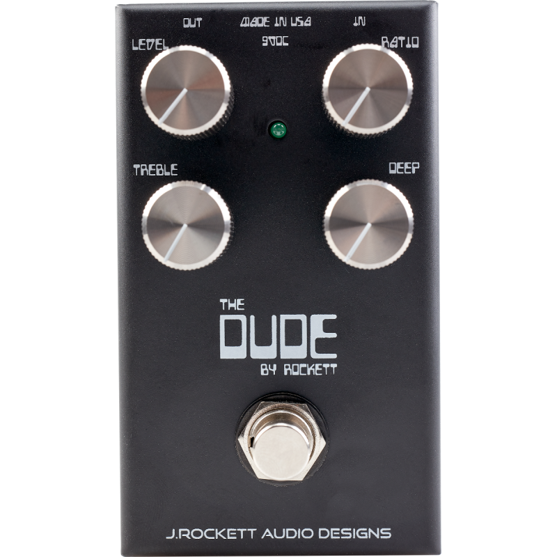 Image d'une pédale Overdrive, The Dude V2, de la marque J.Rockette Audio Designs