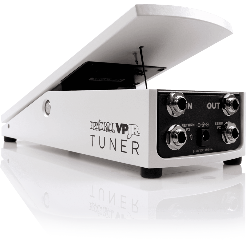 Image d'une pédale de volume VP Jr Tuner Blanche, de la marque Ernie Ball