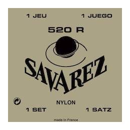 Jeu de cordes guitare classique Savarez 520 carte rouge