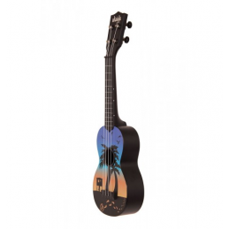 Image d'un ukulélé Ukadelic Sunset, de la marque Kala
