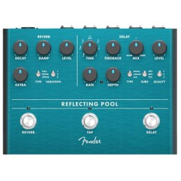 Image d'une pédale Delay + Reverb Refleting Pool, de la marque Fender