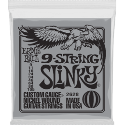 Ernie Ball Slinky 9 cordes...