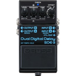 Image d'une pédale Delay, SDE-3, de la marque Boss