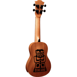 Image d'un ukulélé Baby TKU110S Tiki Uku Soprano Slim Arched Back Electro, de la marque Lag