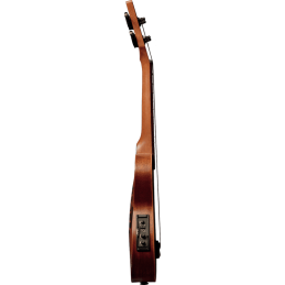 Image d'un ukulélé Baby TKU110S Tiki Uku Soprano Slim Arched Back Electro, de la marque Lag
