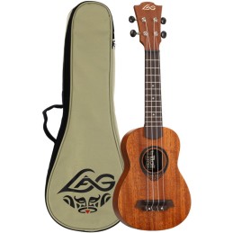 Image d'un Ukulélé Soprano TKU8S Tiki Uku, de la marque Lag
