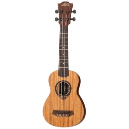 Image d'un ukulélé Soprano TKU110S Tiki Uku Dos Bombé, de la marque Lag
