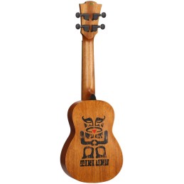 Image d'un ukulélé Soprano TKU110S Tiki Uku Dos Bombé, de la marque Lag