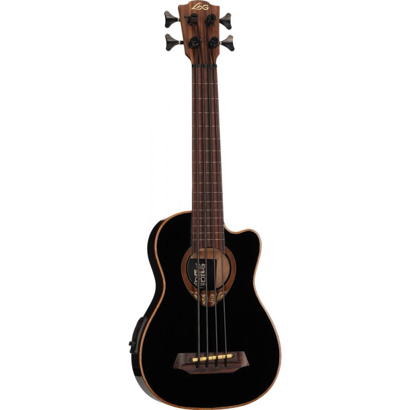 Image d'un  TKB118FCE Mini Basse Fretless Electro-Acoustique, de la marque Lag