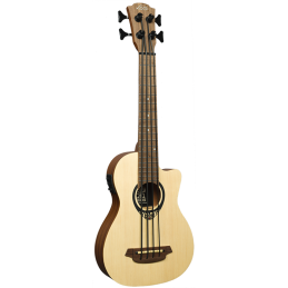 Image d'une TKB150CE Mini Basse-Ukulélé Cutaway Electro, de la marque Lag