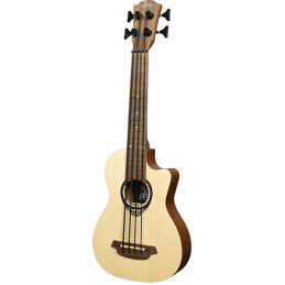 Image d'une TKB150CE Mini Basse-Ukulélé Cutaway Electro, de la marque Lag