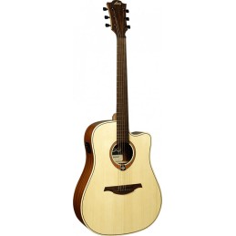 Image d'une guitare Lâg T70DCE Tramontane Dreadnought Cutaway Electro