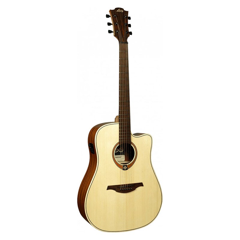 Image d'une guitare Lâg T70DCE Tramontane Dreadnought Cutaway Electro