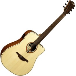 Image d'une guitare Lâg T70DCE Tramontane Dreadnought Cutaway Electro