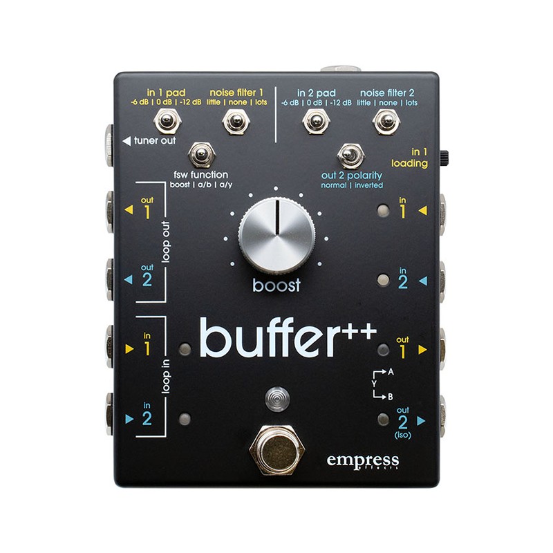 Image d'une pédale multi-effets Buffer ++ de la marque Empress Effects