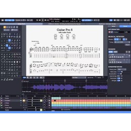 Image du logiciel Guitar Pro 8 d'Arobas Music