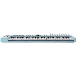 Image d'un contrôleur midi, clavier maitre essential 3 de 49 touches de couleur aquamarine de la marque Arturia