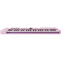 Image d'un contrôleur midi, clavier maitre essential 3 de 49 touches de couleur rose quartz de la marque Arturia