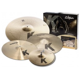 Image d'un pack de cymables de 14", 16", 18", et 20" en édition limitée de la marque Zildjian