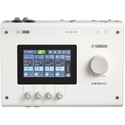 Image d'une interface audio USB URX22 de couleur blanche de la marque Yamaha