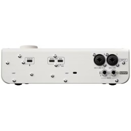 Image d'une interface audio USB URX22 de couleur blanche de la marque Yamaha