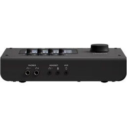 Image d'une interface audio URX44, de couleur noir, de la marque Yamaha