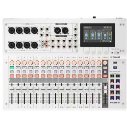 Image d'une console de mixage MGX16, de couleur blanche et de la marque Yamaha