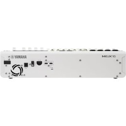 Image d'une console de mixage MGX16, de couleur blanche et de la marque Yamaha