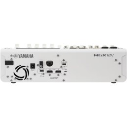 Image d'une console de mixage, MGX12V de couleur blanche, de la marque Yamaha