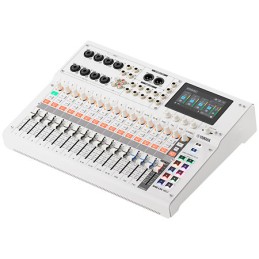 Image d 'une console de mixage MGX16V, de couleur blanche, de la marque Yamaha