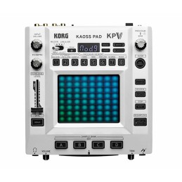 Image d'un processeur d'effet tactile, Kaoss Pad V, de couleur blanc et de la marque Korg