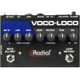 Image d'une pédale de boucle d'effets pour microphone, Voco-Loco Mk2, de la marque Radial