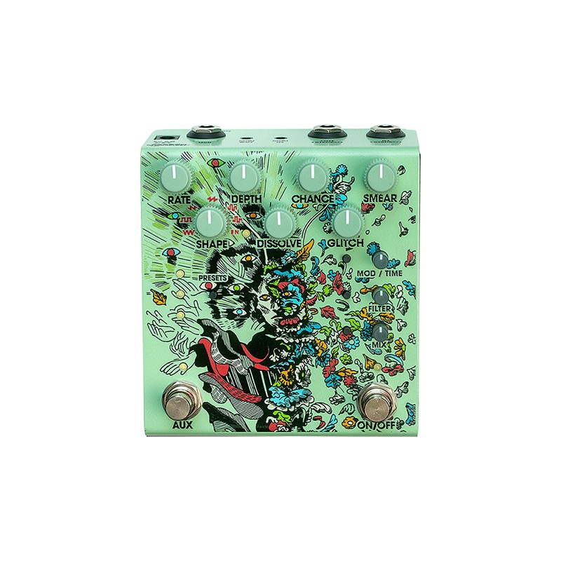 Image d'une pédale a multi-effets, modèle Parting, de couleur violette, de la marque Old Blood Noise Endeavors