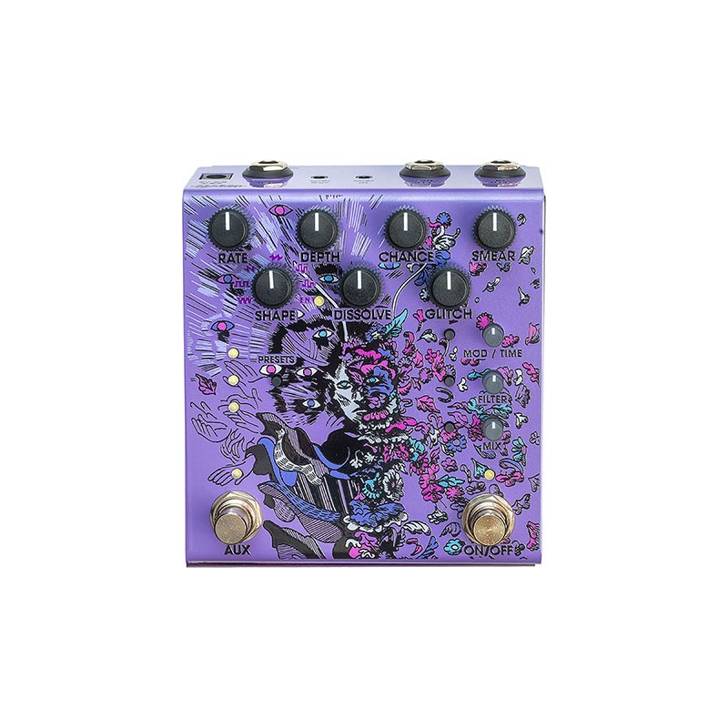 Image d'une pédale a multi-effets, modèle Parting, de couleur violette, de la marque Old Blood Noise Endeavors