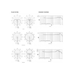 Image d'un microphone à condensateur a directivités multiples à large diaphragme KSM44MP de la marque Shure