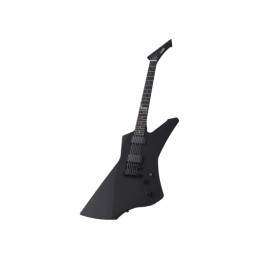 Image d'une guitare électrique signée James Hetfield, modèle Snakebyte Black satin, de la marque LTD