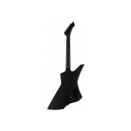 Image d'une guitare électrique signée James Hetfield, modèle Snakebyte Black Satin pour gaucher de la marque LTD