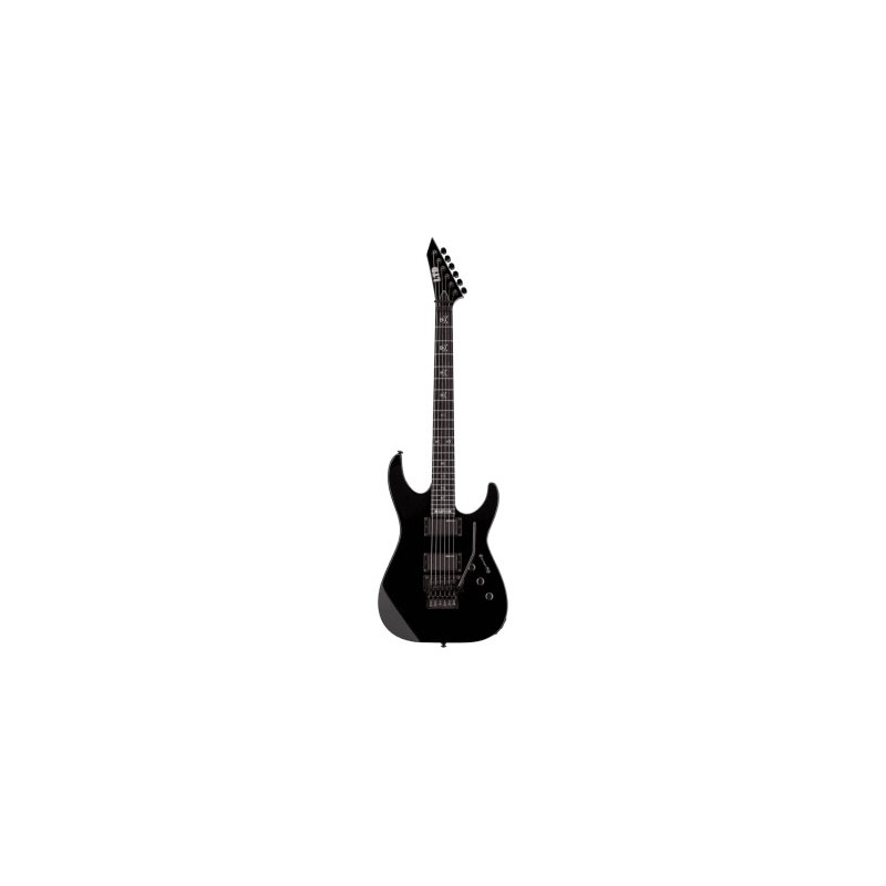 Image d'une guitare électrique, modele KH-202 Black, de la marque LTD