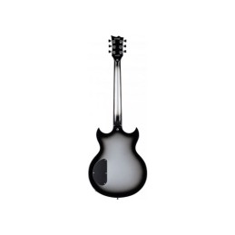 Image d'une guitare électrique signée Bill Kelliher, modèle Royal Shiva Silver Sunburst, de la marque LTD