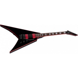 Image d'une guitare électrique signée Gary Holt, modèle GHSV200 Black, de la marque LTD