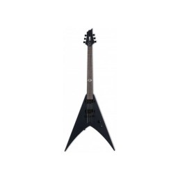 Image d'une guitare Nergal HEX-6 Black satin, de la marque LTD