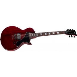 Image d'une guitare électrique, modèle EC201FT See Thru Black Cherry, de la marque LTD