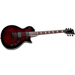 Image d'une guitare électrique, modèle EC-256QM See Thru Black Cherry Sunburst, de la marque LTD