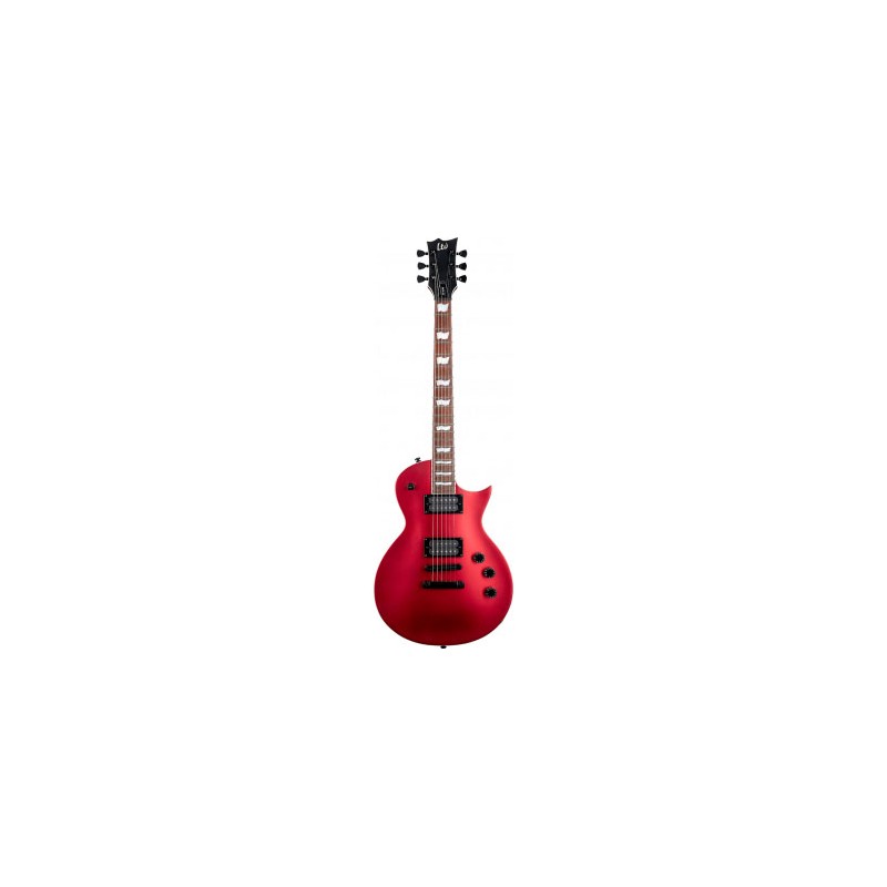 Image d'une guitare électrique, modèle EC-256 Candy Apple Red Satin, de la marque LTD