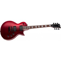 Image d'une guitare électrique, modèle EC-256 Candy Apple Red Satin, de la marque LTD