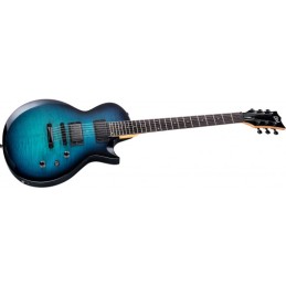 Image d'une guitare électrique, modèle EC200DX Blue Burst, de la marque LTD