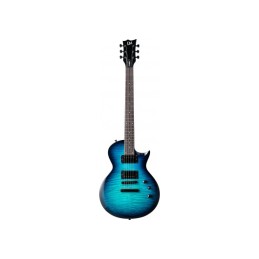 Image d'une guitare électrique, modèle EC200DX Blue Burst, de la marque LTD