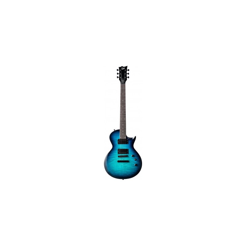 Image d'une guitare électrique, modèle EC200DX Blue Burst, de la marque LTD