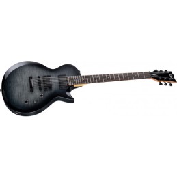 Image d'une guitare électrique, modèle EC200DX Charcoal Burst, de la marque LTD
