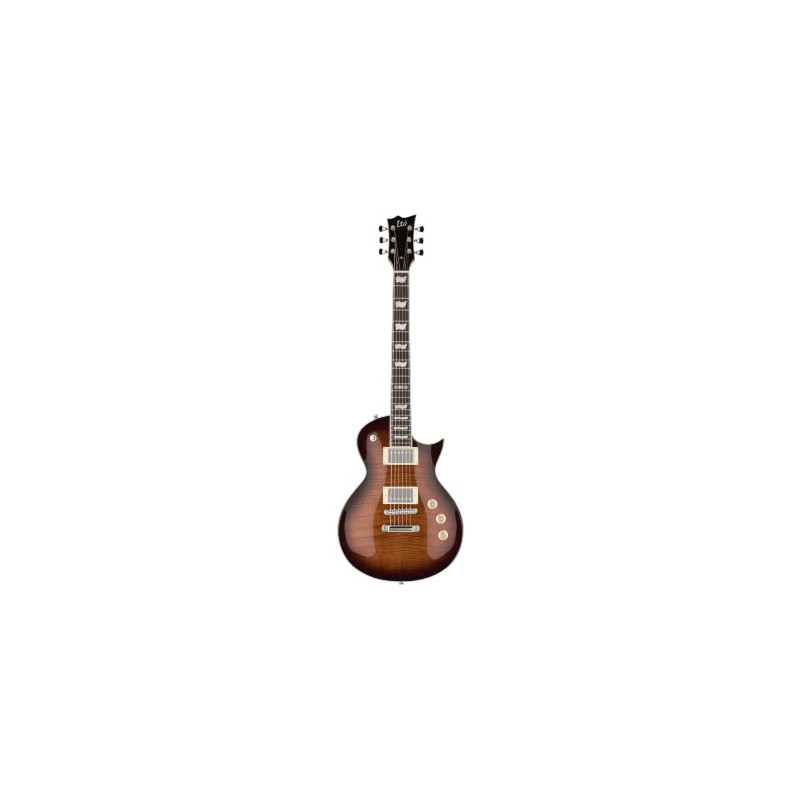 Image d'une guitare électrique, modèle EC-256MF Dark Brown Sunburst, de la marque LTD